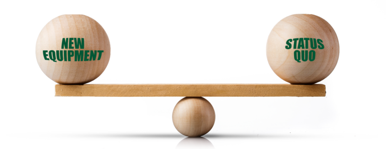 scale - new equipment vs status quo